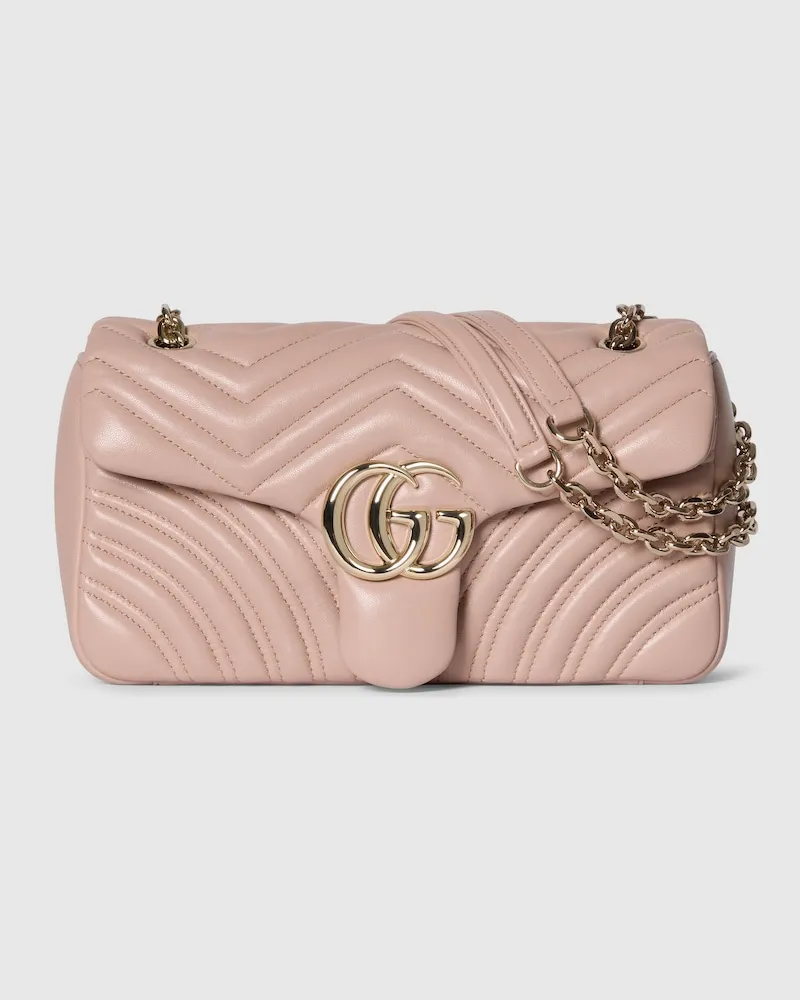 Gucci Mittelgroße GG Marmont Schultertasche Beige
