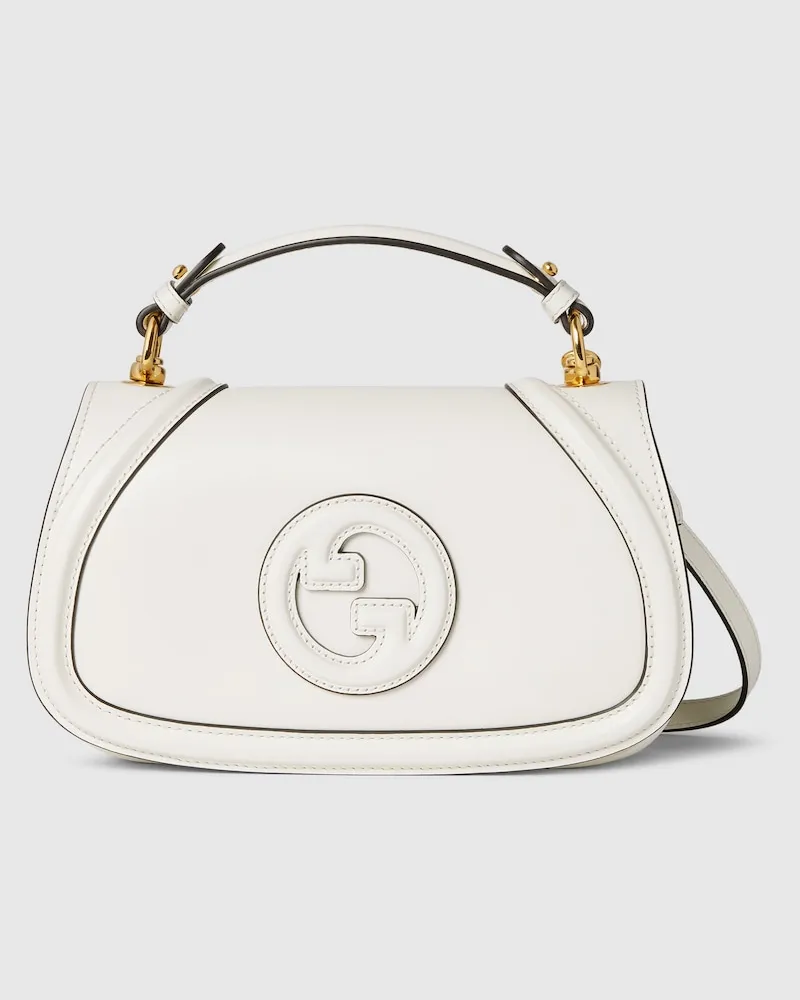 Gucci Mittelgroße Blondie Henkeltasche Weiß