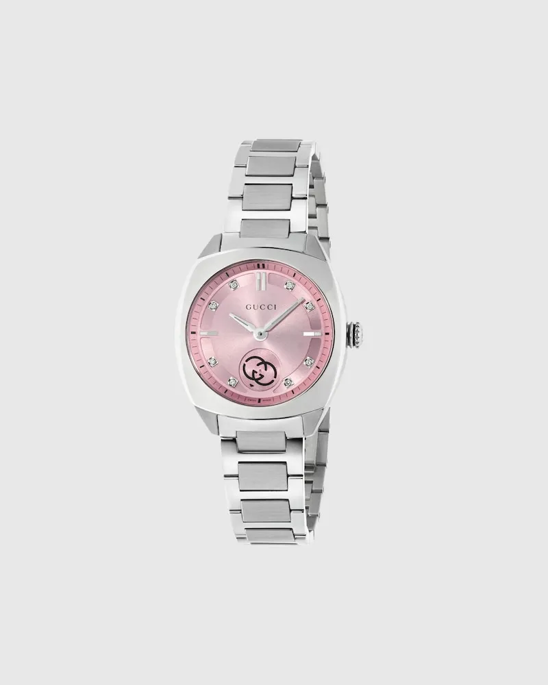 Gucci Interlocking Uhr, 29 mm Silver