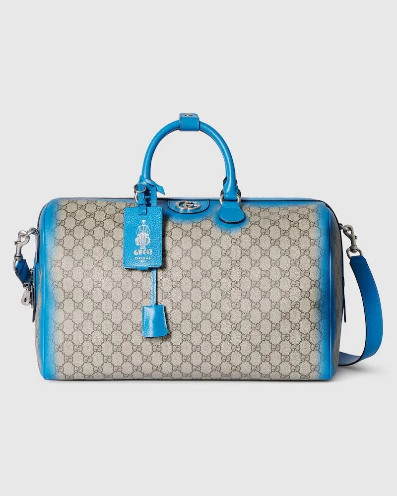 Gucci Mittelgroße GG Reisetasche Beige