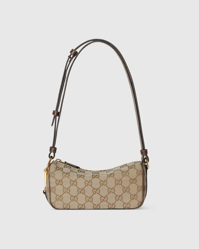 Gucci Half Horsebit Mini-Tasche Beige