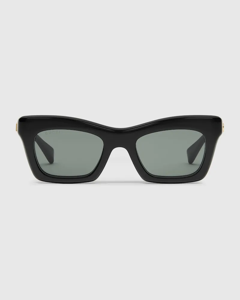 Gucci Sonnenbrille In Katzenaugenform Schwarz