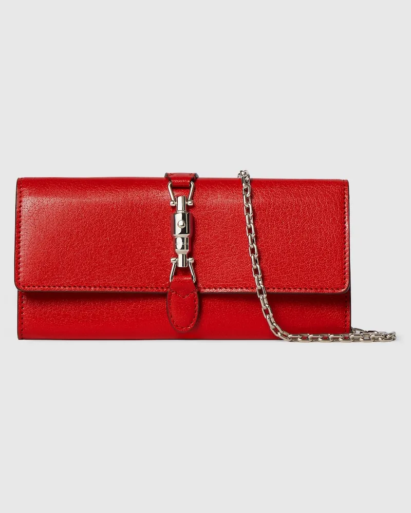Gucci Jackie Brieftasche An Der Kette Rot