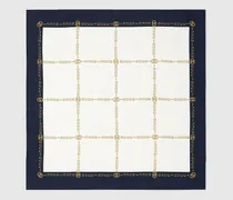 Einstecktuch aus Seide Mit GG Ketten-Print