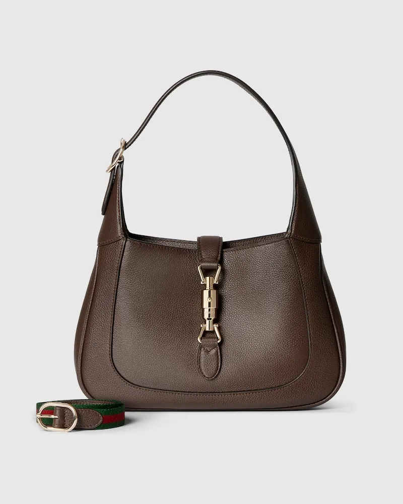 Gucci Mittelgroße Jackie 1961 Tasche Braun