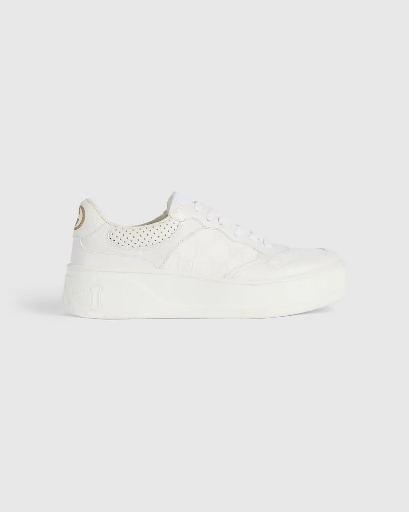 Gucci Damensneaker Mit GG Weiß