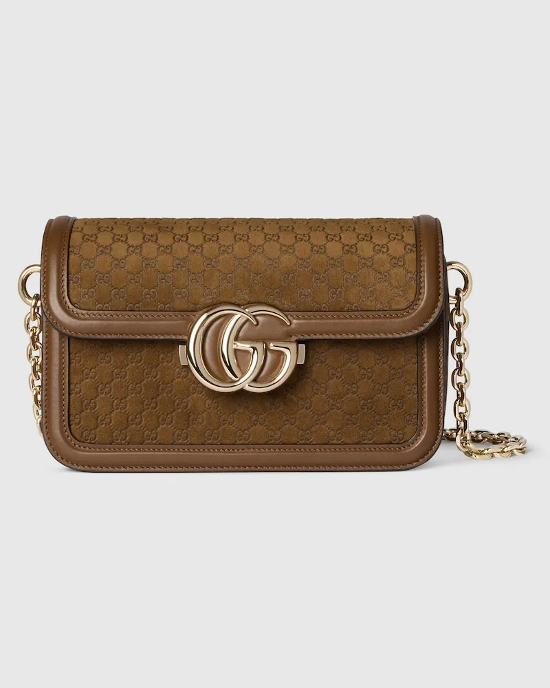 Gucci Kleine Go Schultertasche Braun