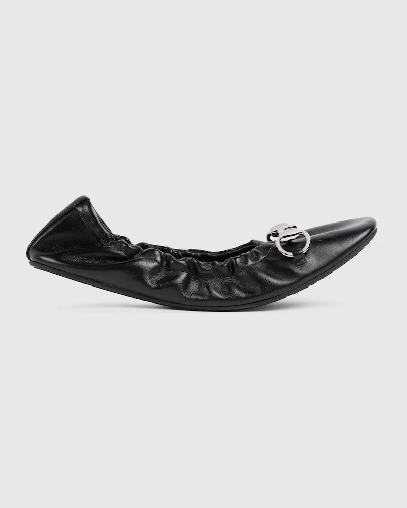 Gucci Damen Prima Ballerina Schwarz
