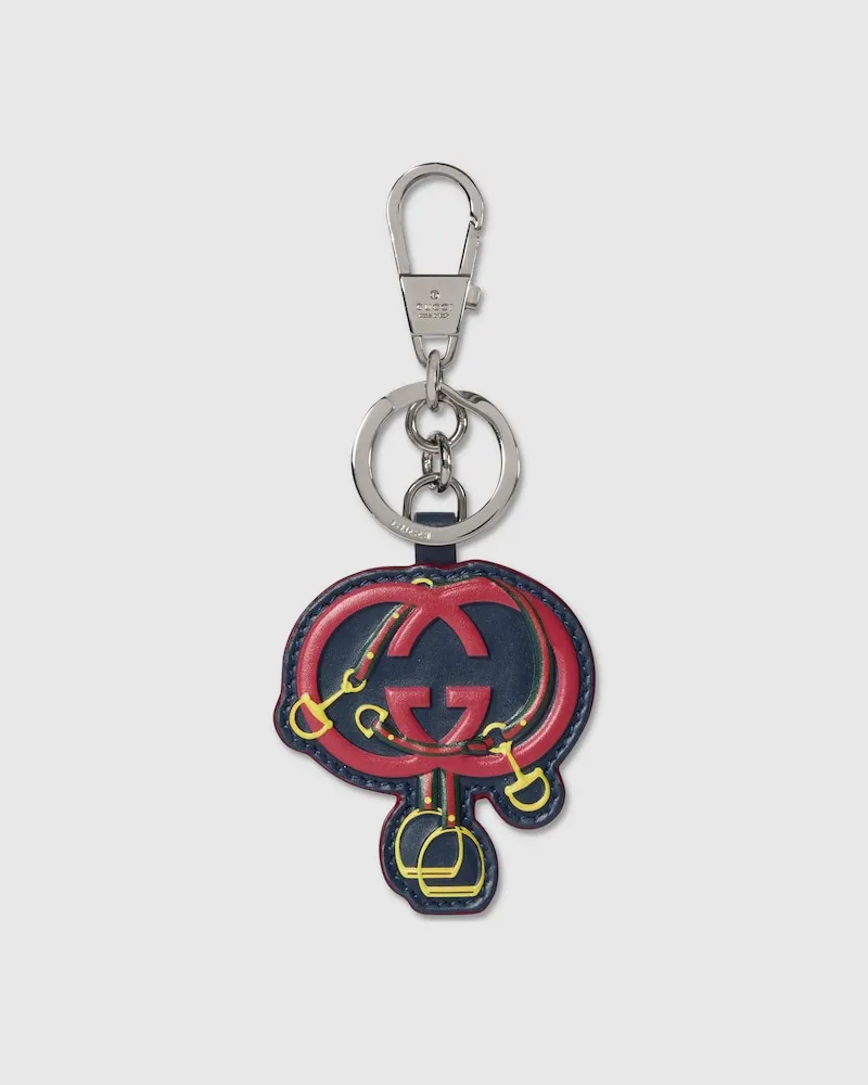 Gucci Schlüsselanhänger Mit GG Blau