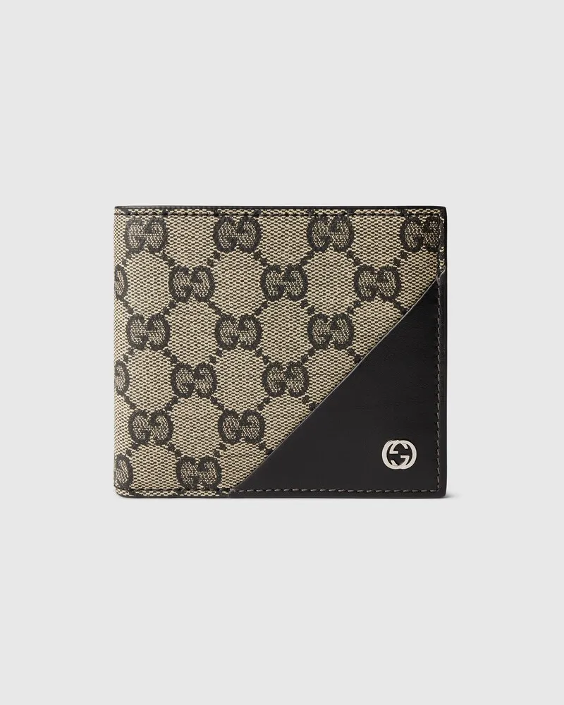 Gucci Faltbrieftasche mit GG Beige