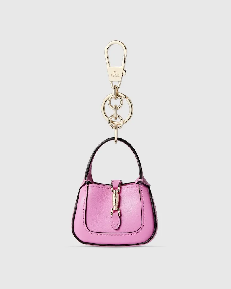 Gucci Schlüsselanhänger Mit Jackie 1961 Pink