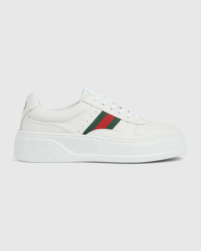 Gucci Klobiger Damensneaker, Größe Weiß
