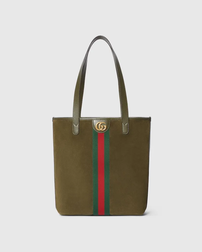Gucci Mittelgroßer Ophidia Shopper Grün