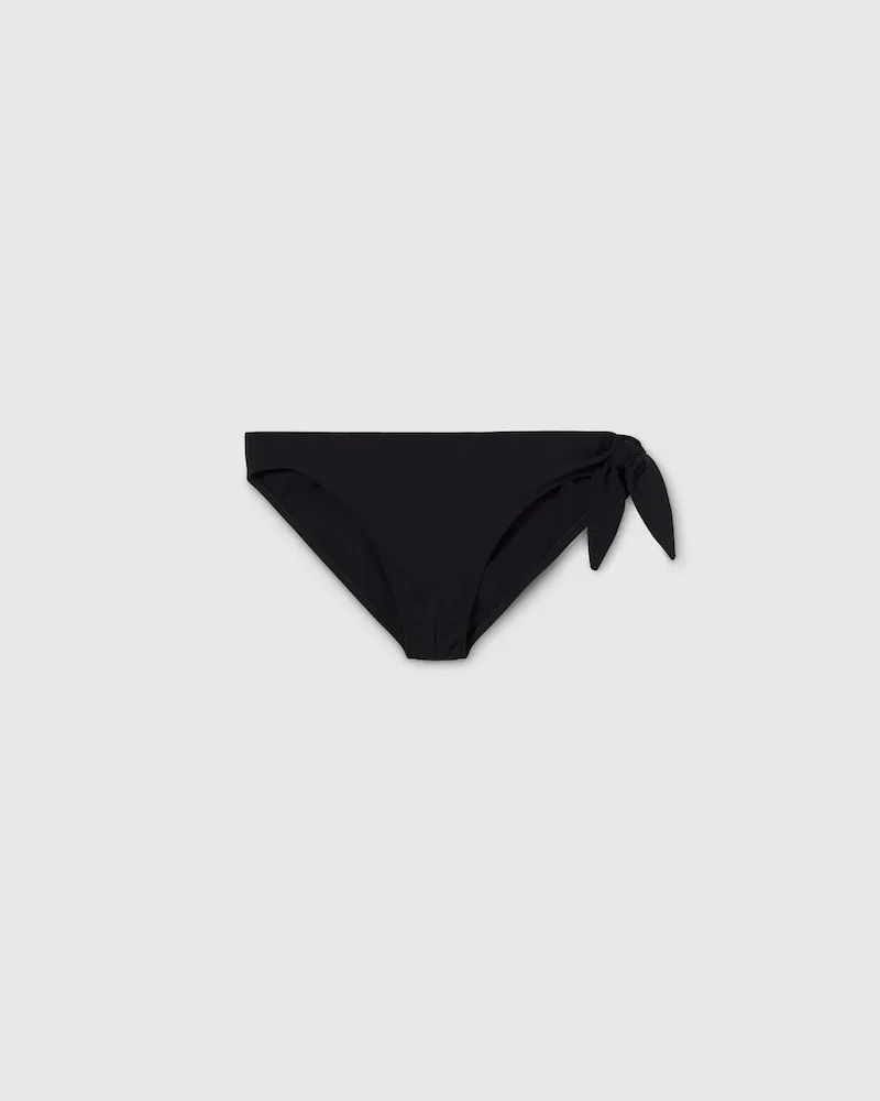 Gucci Slip De Bain En Jersey Stretch Avec Naud, Taille Noir