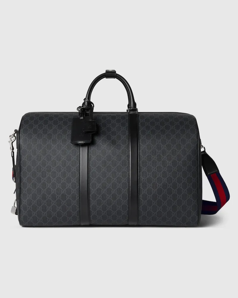Gucci Große GG Black Reisetasche Schwarz