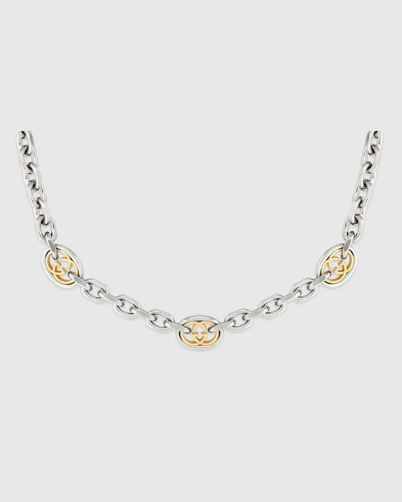 Gucci Interlocking Gliederhalskette Undefined