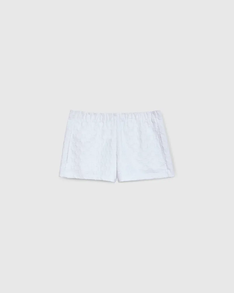 Gucci Shorts aus GG Jerseyjacquard, Größe Weiß
