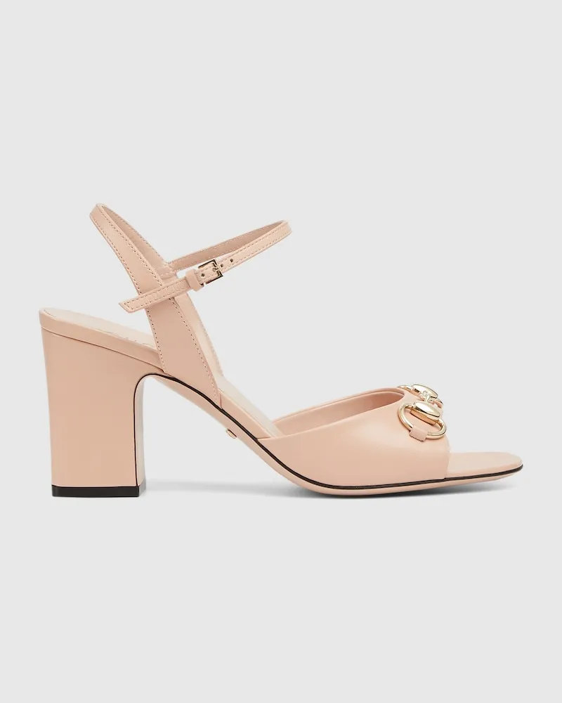 Gucci Damensandale Mit Horsebit, Größe Pink