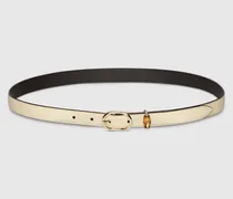 Schmaler Gürtel Mit Ovaler Schnalle, Größe 95