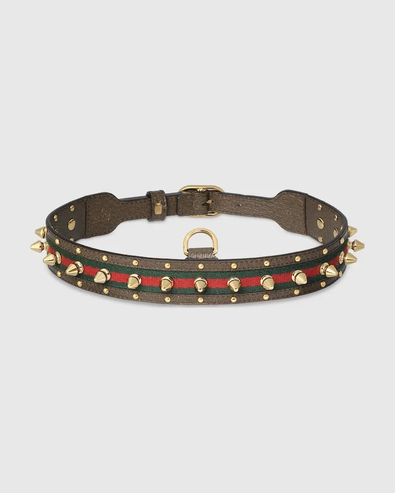 Gucci Halsband Für Mittelgroße/große Haustiere, Größe Braun