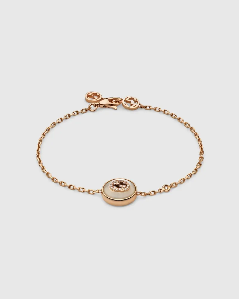 Gucci Interlocking Diamantarmband 18 Karat Undefined
