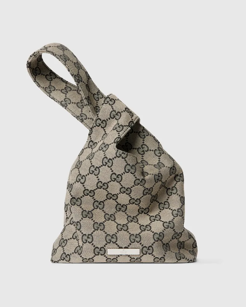 Gucci Kleine Weiche Henkeltasche Beige
