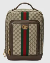 Gucci Mittelgroßer Ophidia GG Rucksack Beige