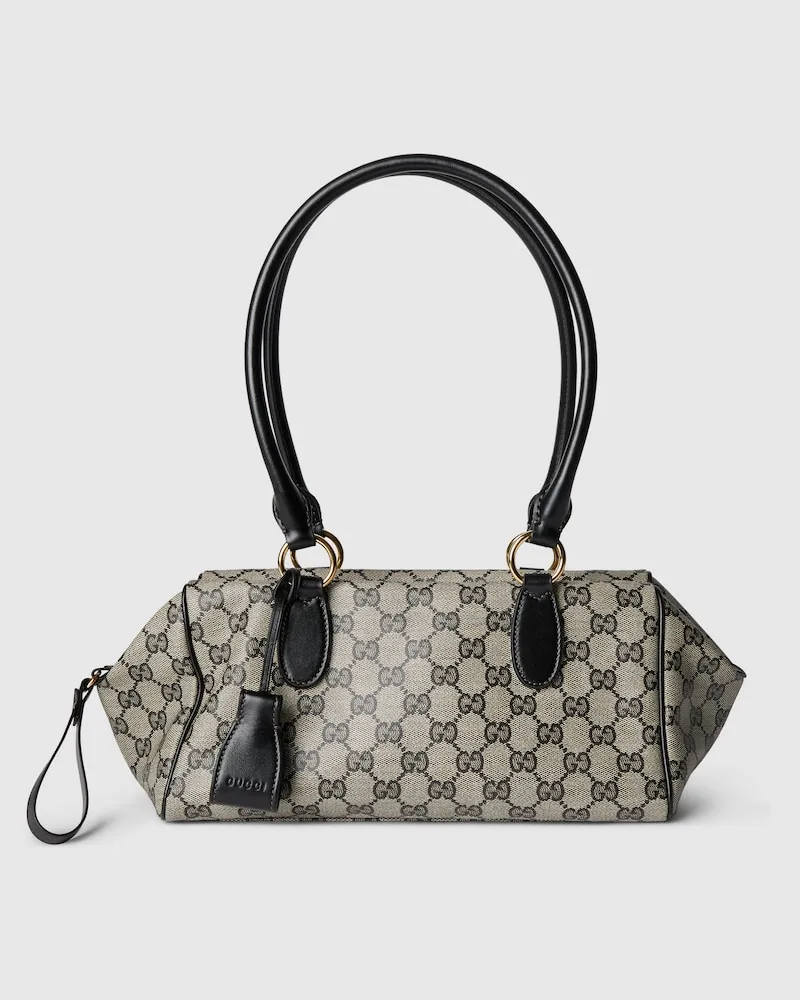 Gucci Mittelgroße Starlet Boston-Tasche Beige
