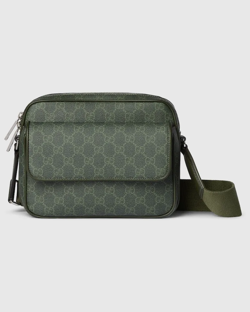 Gucci Kleine GG Monogram Umhängetasche Grün