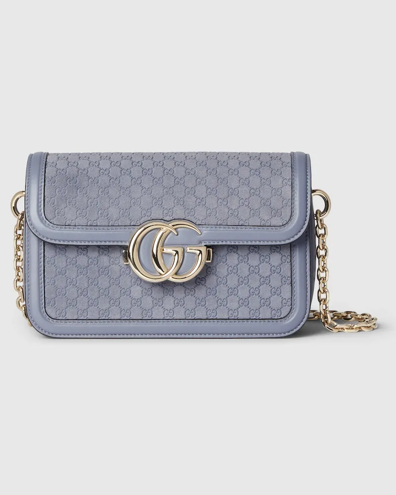 Gucci Kleine Go Schultertasche Grau