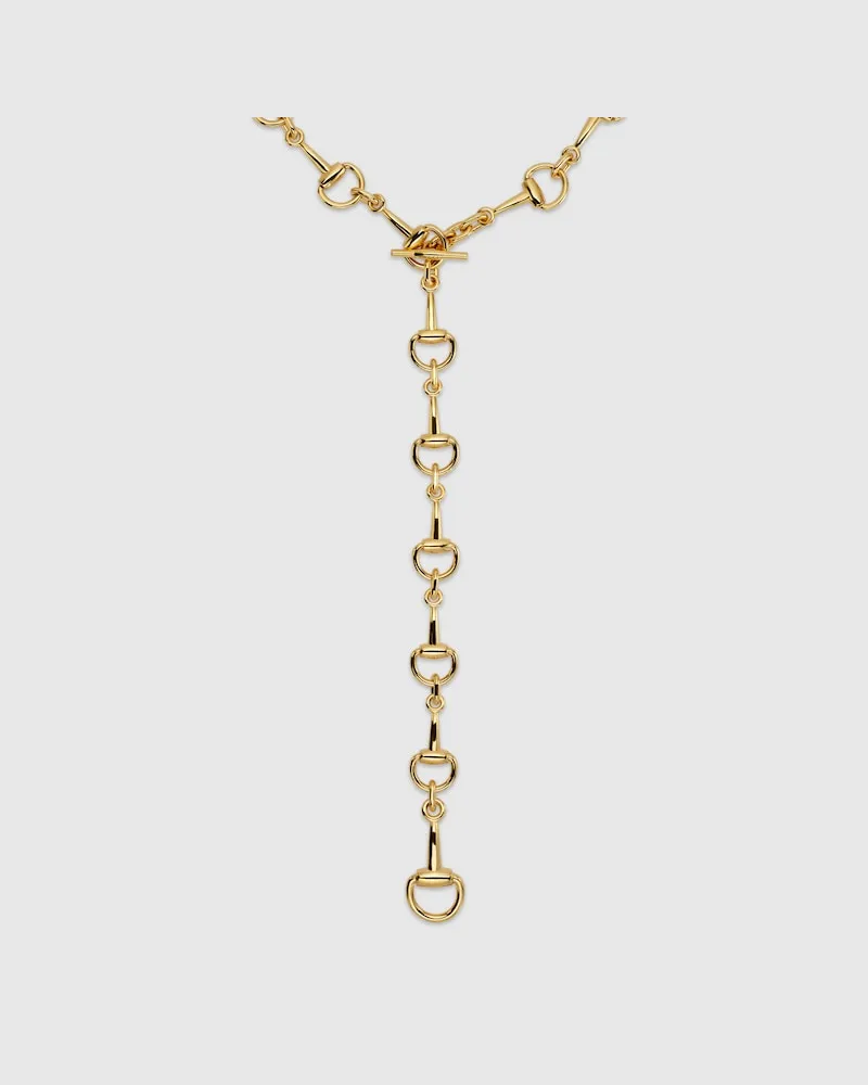 Gucci Horsebit Lariat-Halskette Undefined