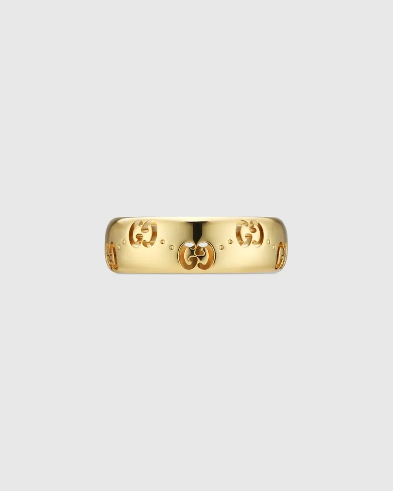 Gucci Schmaler Icon GG Ring 18 Karat Undefined