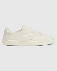 Gucci Herrensneaker Mit GG Weiß