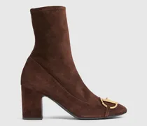 Damenstiefelette Mit Halbem Horsebit, Größe