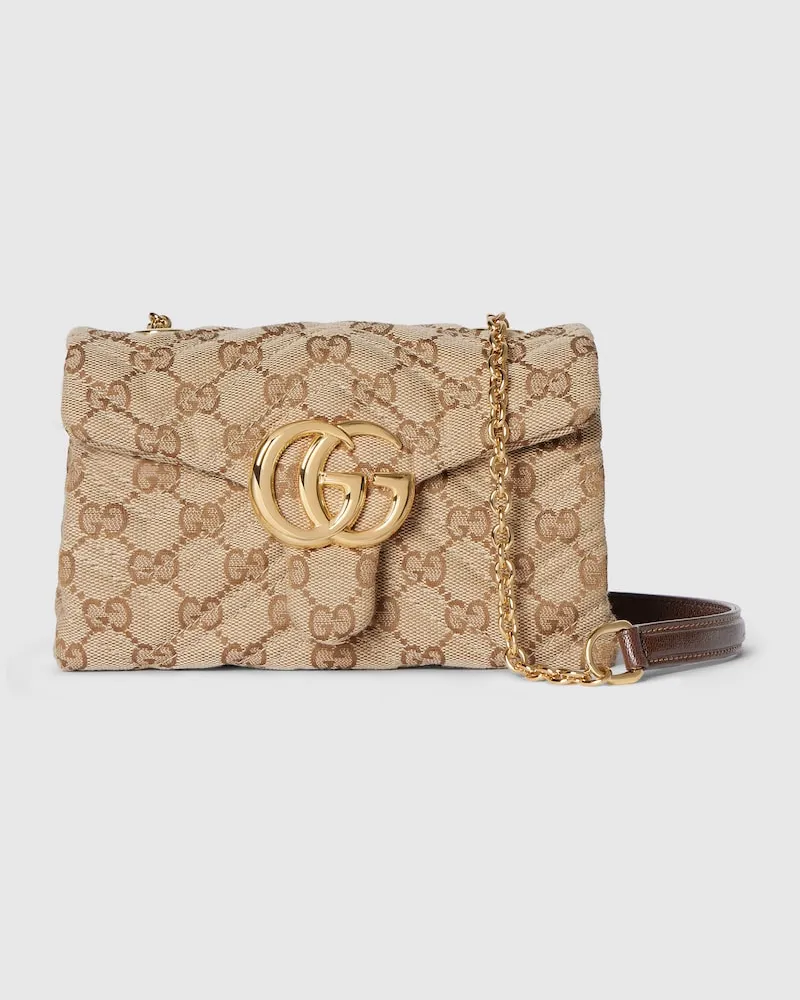 Gucci GG Marmont Mini-Schultertasche Beige