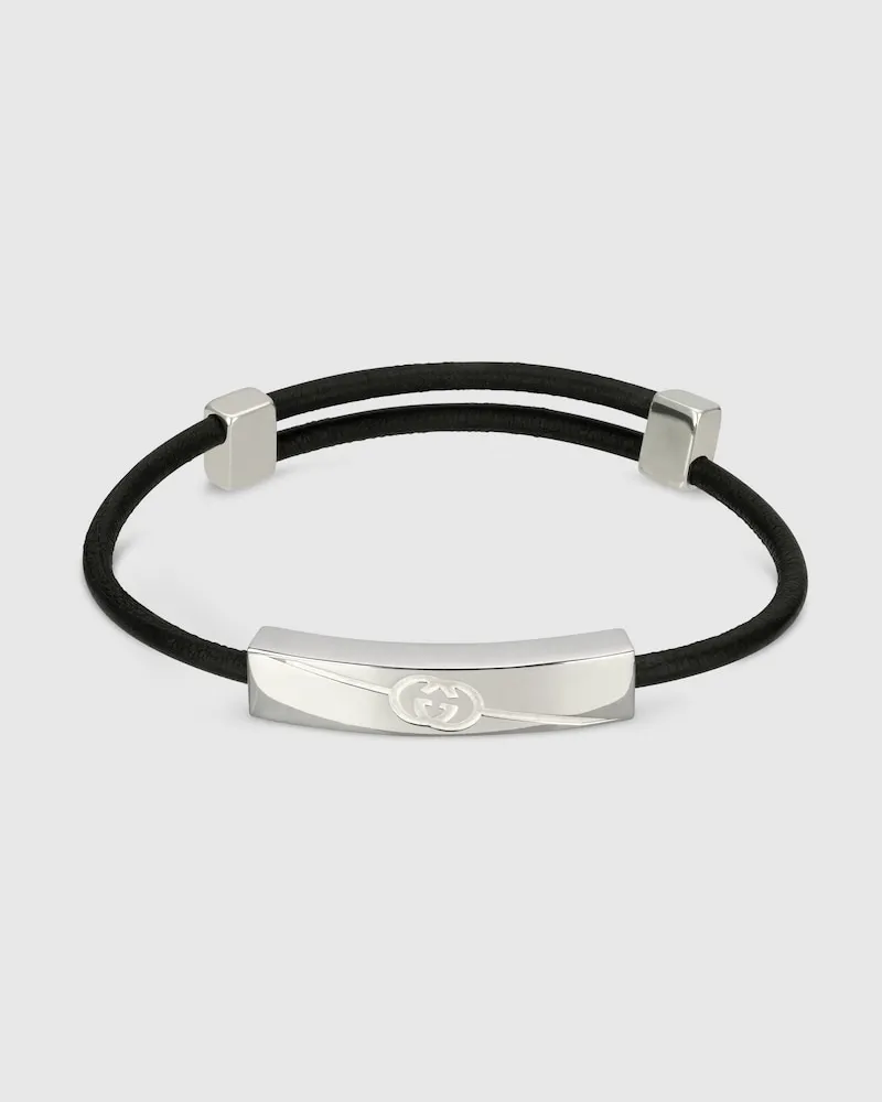 Gucci Tag Armband Silver