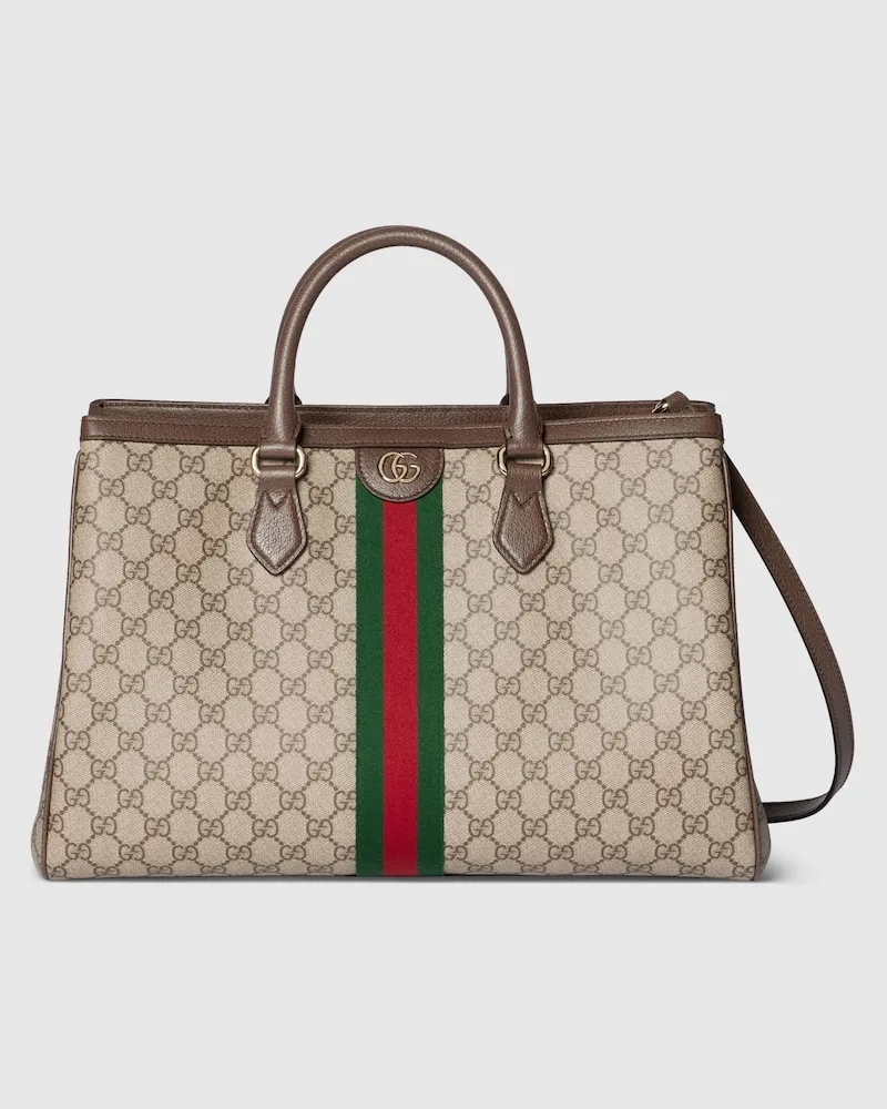 Gucci Großer Ophidia Shopper Beige
