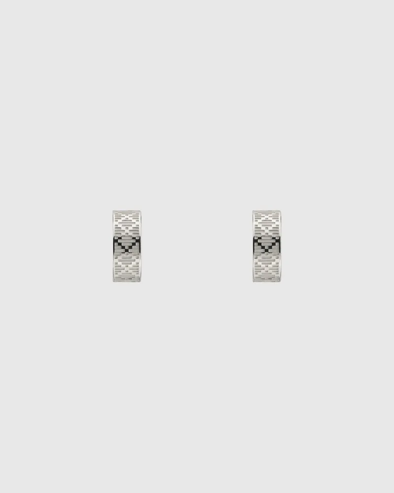 Gucci Diamante Mini-Ohrringe Silber