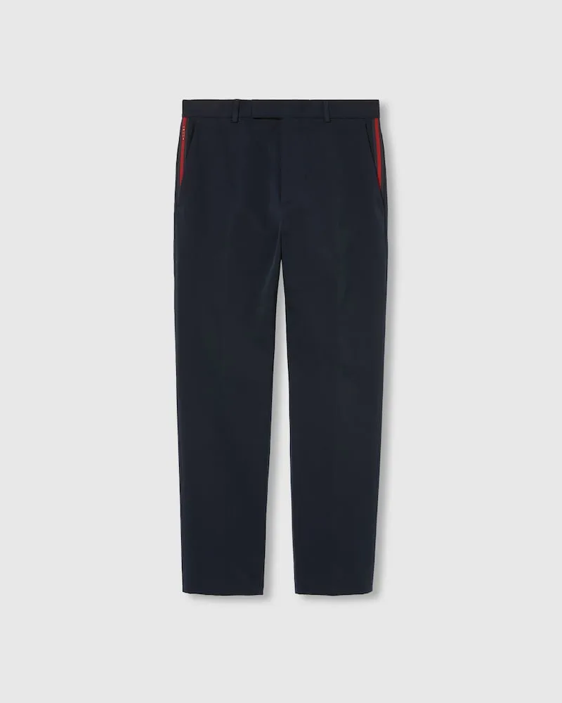 Gucci Jogginghose aus Baumwollgabardine Mit Web, Größe Blau