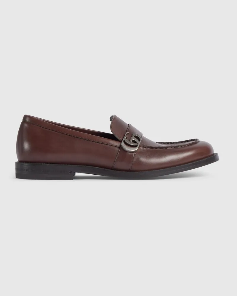Gucci Herrenloafer mit Doppel G Braun