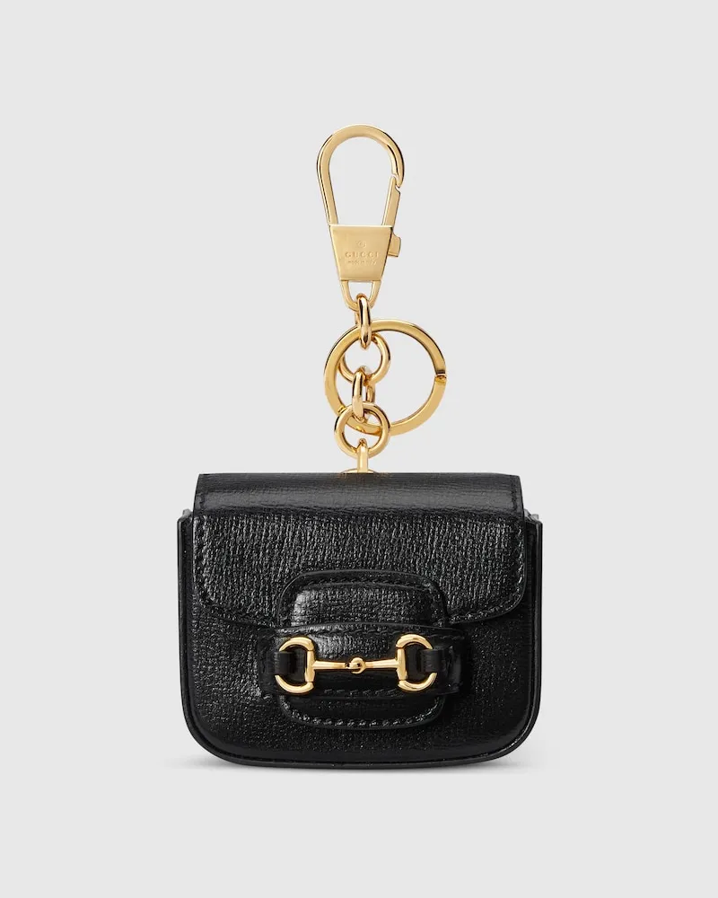 Gucci Horsebit 1955 Schlüsselanhänger Schwarz