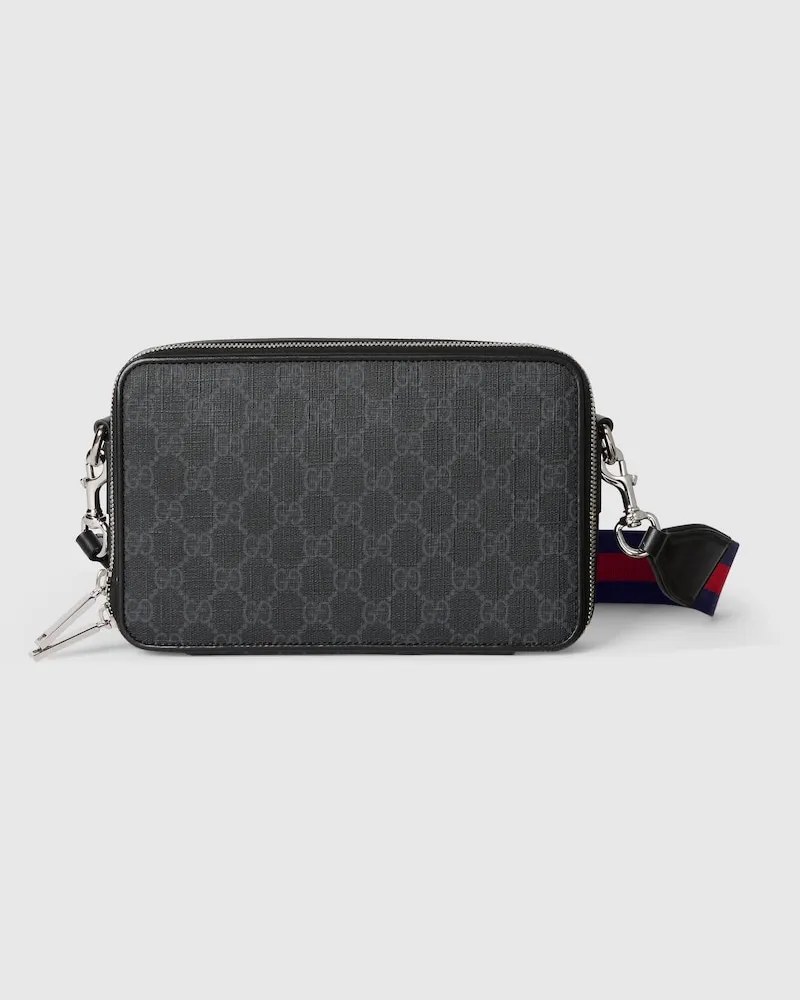 Gucci Kleine GG Black Schultertasche Schwarz