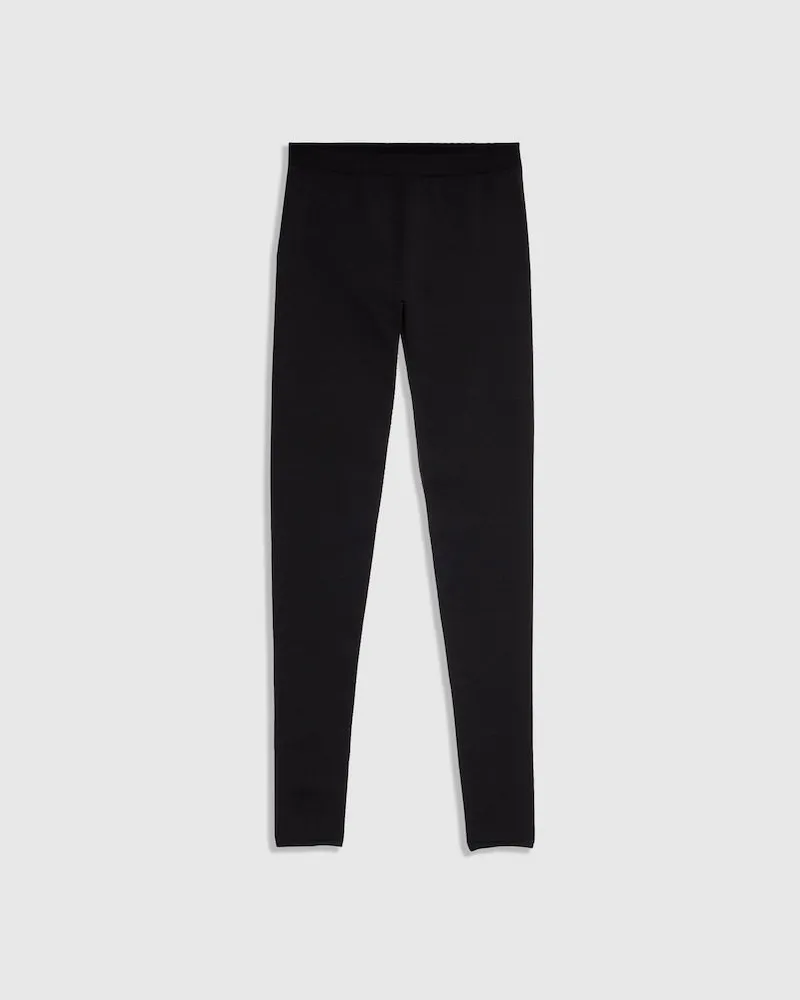 Gucci Seidenleggings, Größe Schwarz