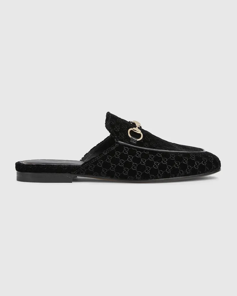 Gucci Princetown Damenslipper, Größe Schwarz