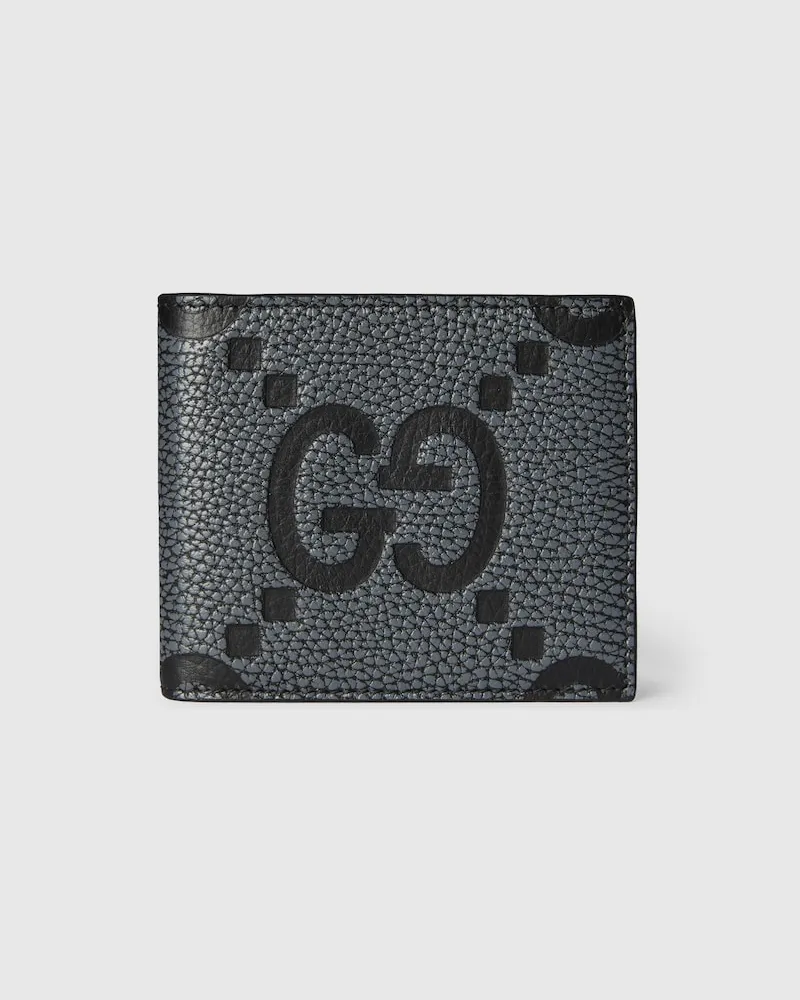 Gucci Maxi GG Faltbrieftasche Schwarz