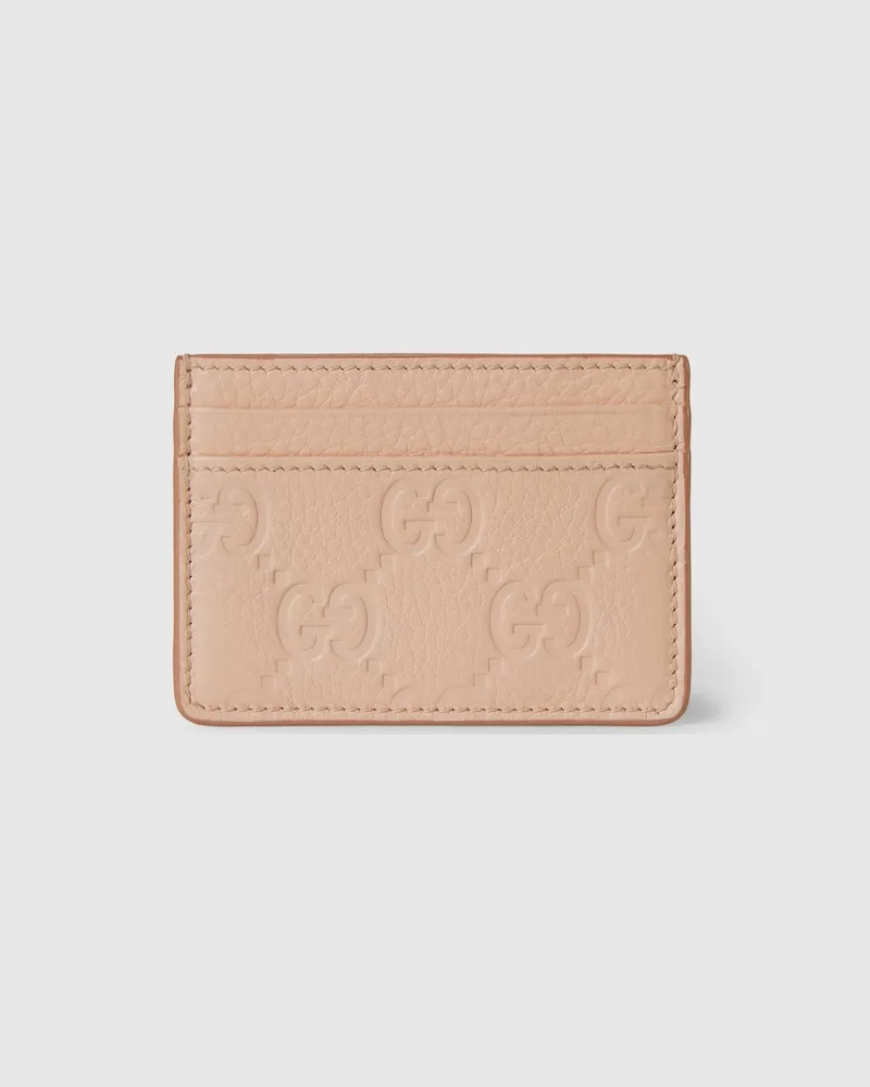 Gucci GG Emblem Kartenetui Pink