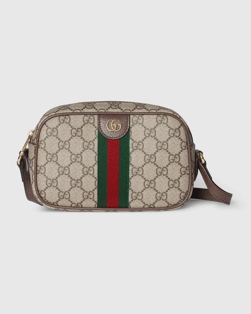 Gucci Kleine Ophidia Camera Bag Beige