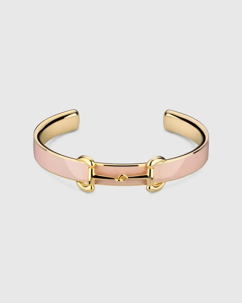 Gucci Horsebit Armspange mit Emaille, Größe Undefined