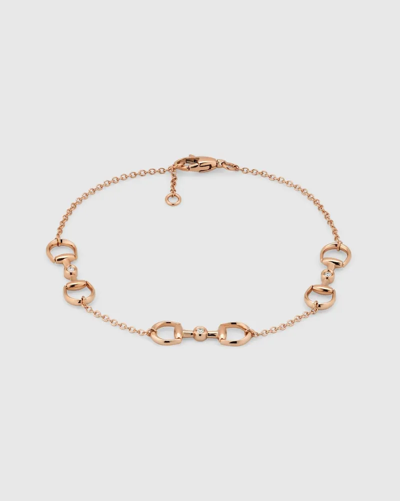 Gucci Horsebit Armband 18 Karat Mit Diamanten Undefined