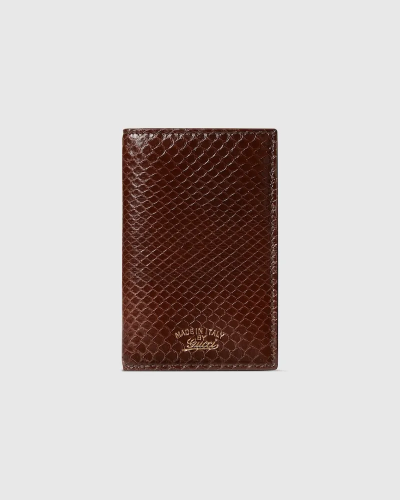 Gucci Lira Kartenetui Braun